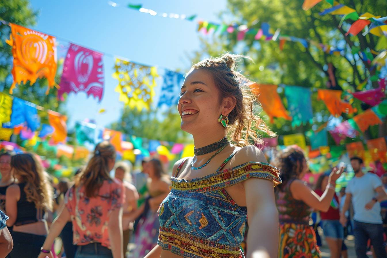 Participants enthousiastes célébrant la tradition lors d'un des festivals festifs de Clamart